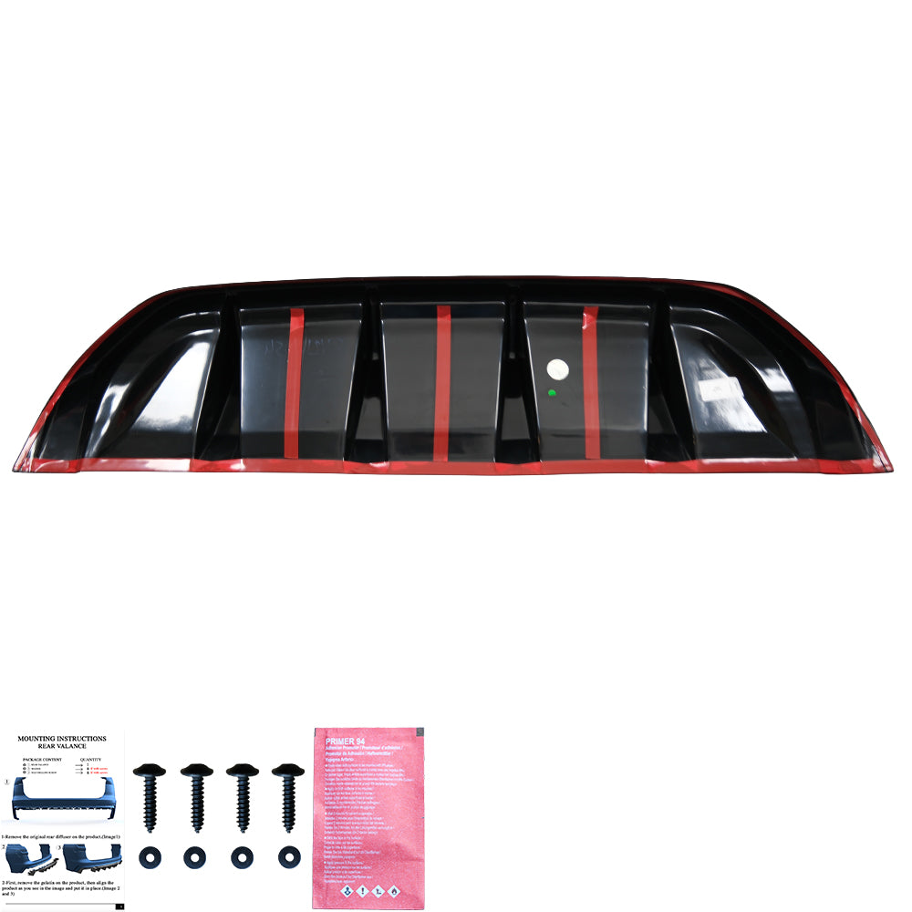 Arka Difüzör Uyumlu VW VOLKSWAGEN Tayron Standard / R-Line MK1 2025+