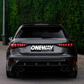 Arka Difüzör Uyumlu AUDI A3 S-Line / S3 8Y Makyajlı Kasa (Sedan/Sportback) 2025+