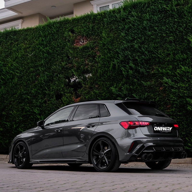 Arka Difüzör Uyumlu AUDI A3 S-Line / S3 8Y Makyajlı Kasa (Sedan/Sportback) 2025+