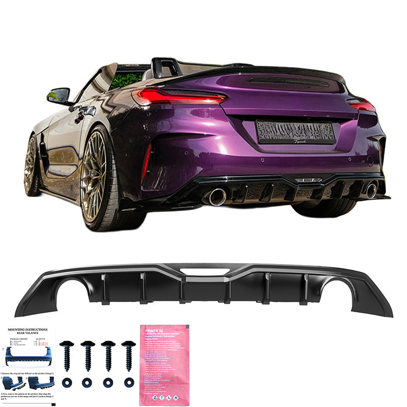 Arka Difüzör Uyumlu BMW Z4 M-Pack G29/G29 Makyajlı Kasa 2018+