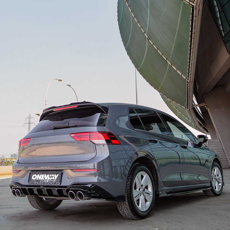 Arka Difüzör Uyumlu VW VOLKSWAGEN Golf MK8/MK8 Makyajlı Kasa 2019+