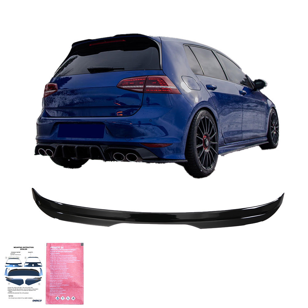Roof Spoiler Uyumlu VW VOLKSWAGEN Golf MK7 / 7.5 GTI / R / R-Line 2013-2020