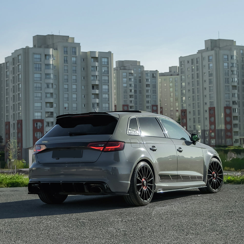 Roof Spoiler Uyumlu AUDI RS3 8V Sportback 2015-2016 / Makyajlı Kasa Sportback 2017-2019