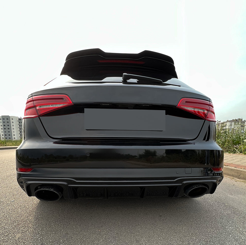 Roof Spoiler Uyumlu AUDI RS3 8V Sportback 2015-2016 / Makyajlı Kasa Sportback 2017-2019