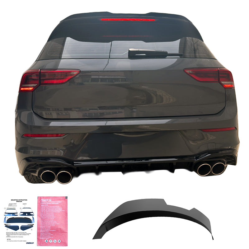 Roof Spoiler Uyumlu VW VOLKSWAGEN Golf MK8/MK8 Makyajlı Kasa 2019+