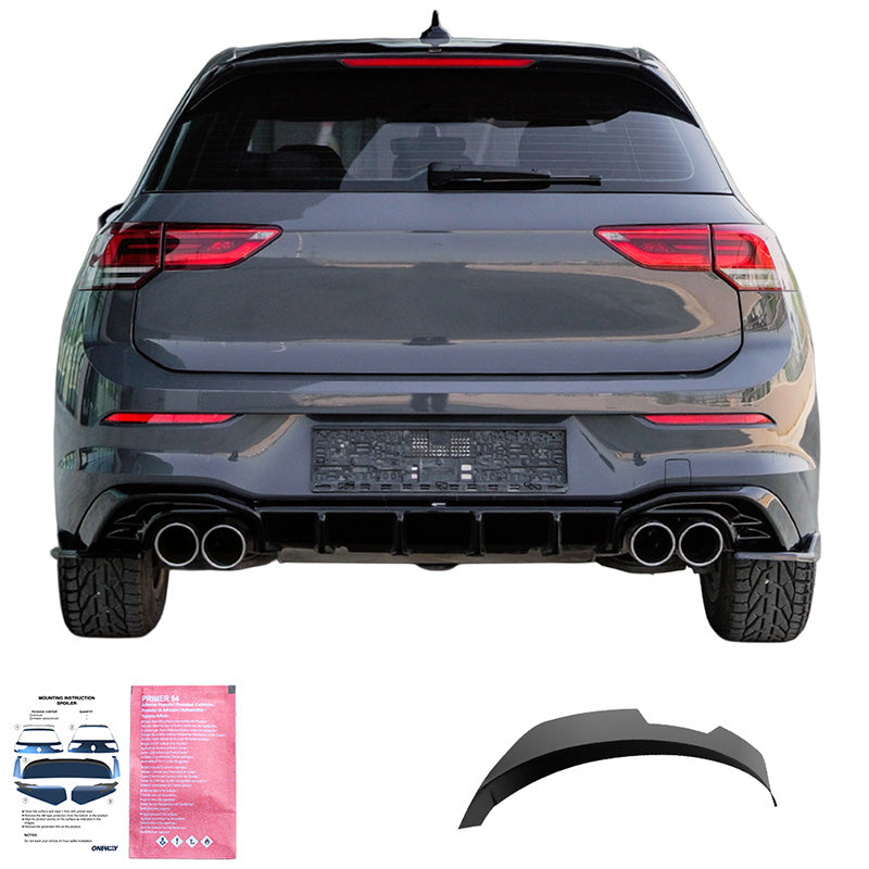 Roof Spoiler Uyumlu VW VOLKSWAGEN Golf MK8/MK8 Makyajlı Kasa 2019+