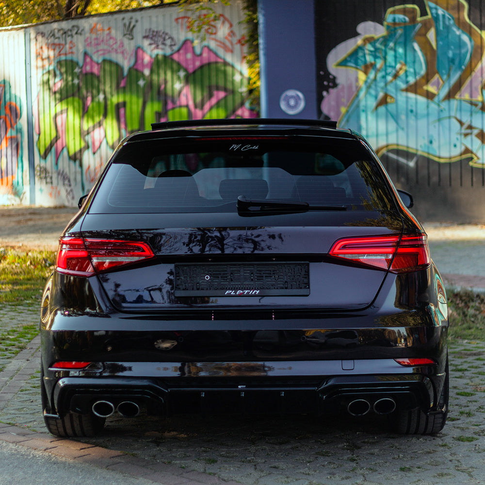 Roof Spoiler Uyumlu AUDI S3 Sportback 8V / 8V Makyajlı Kasa 2013-2019