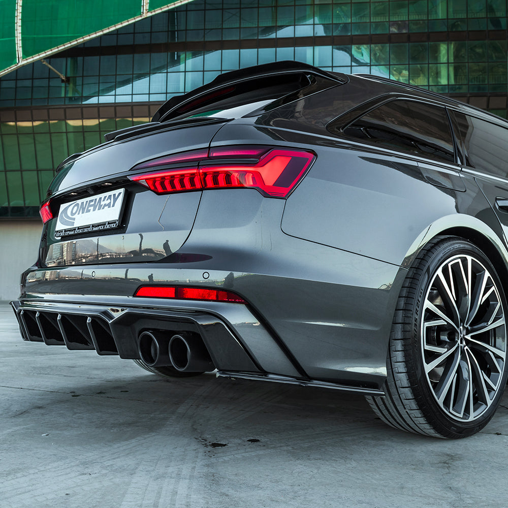 Trunk Spoiler Uyumlu AUDI S6 C8 / C8 Makyajlı Kasa (Sedan-Avant) 2019+