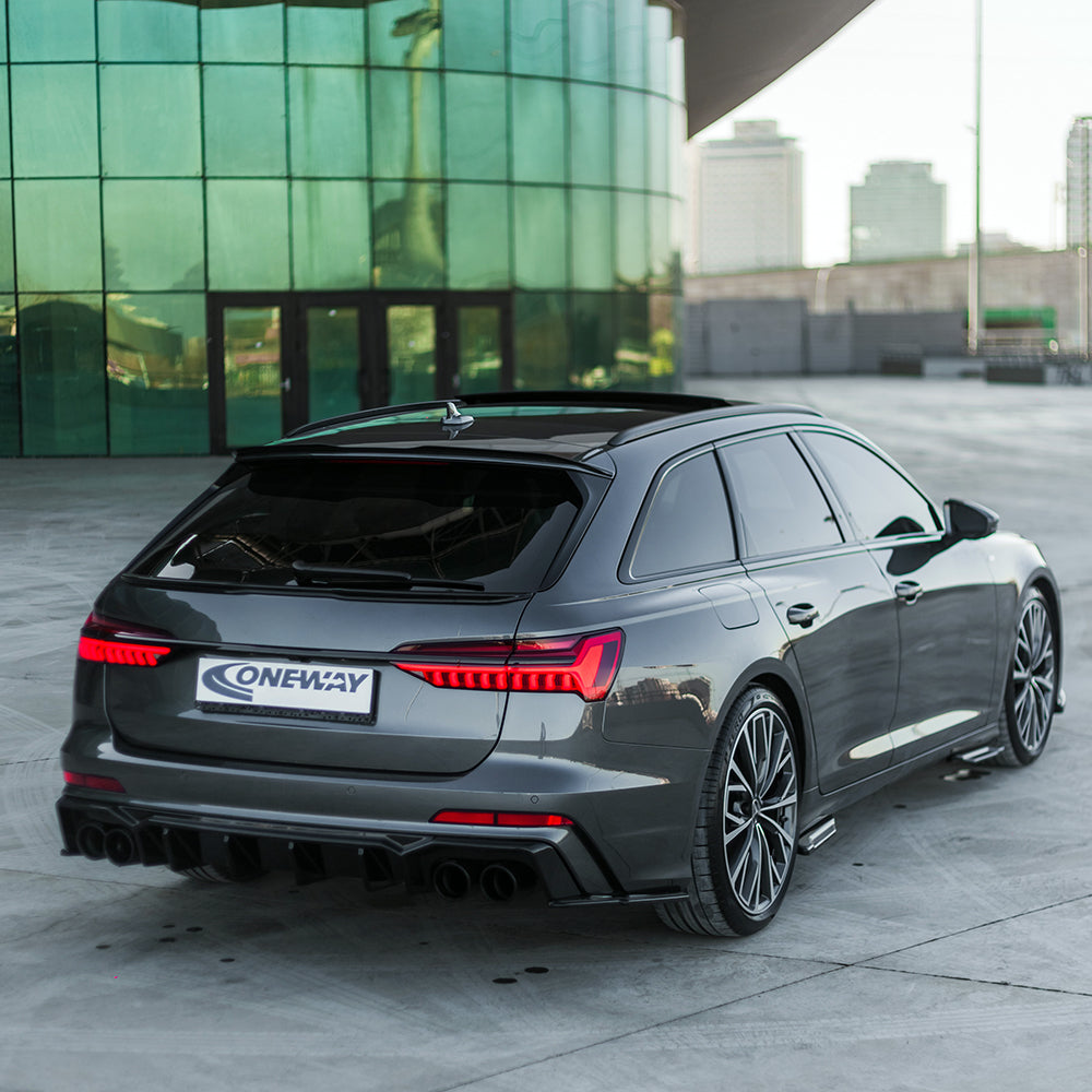 Trunk Spoiler Uyumlu AUDI S6 C8 / C8 Makyajlı Kasa (Sedan-Avant) 2019+