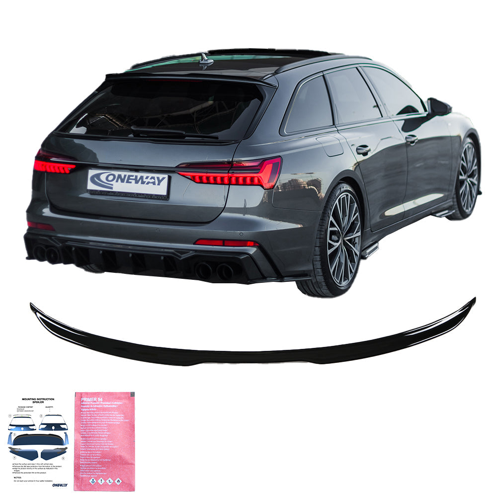 Trunk Spoiler Uyumlu AUDI S6 C8 / C8 Makyajlı Kasa (Sedan-Avant) 2019+