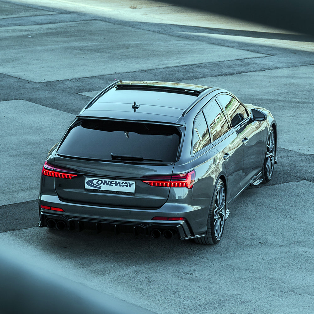 Roof Spoiler Uyumlu AUDI S6 C8 / C8 Makyajlı Kasa (Sedan-Avant) 2019+