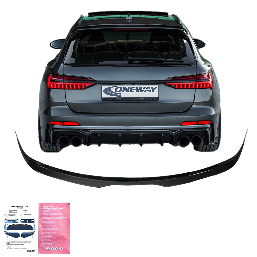 Roof Spoiler Uyumlu AUDI S6 C8 / C8 Makyajlı Kasa (Sedan-Avant) 2019+