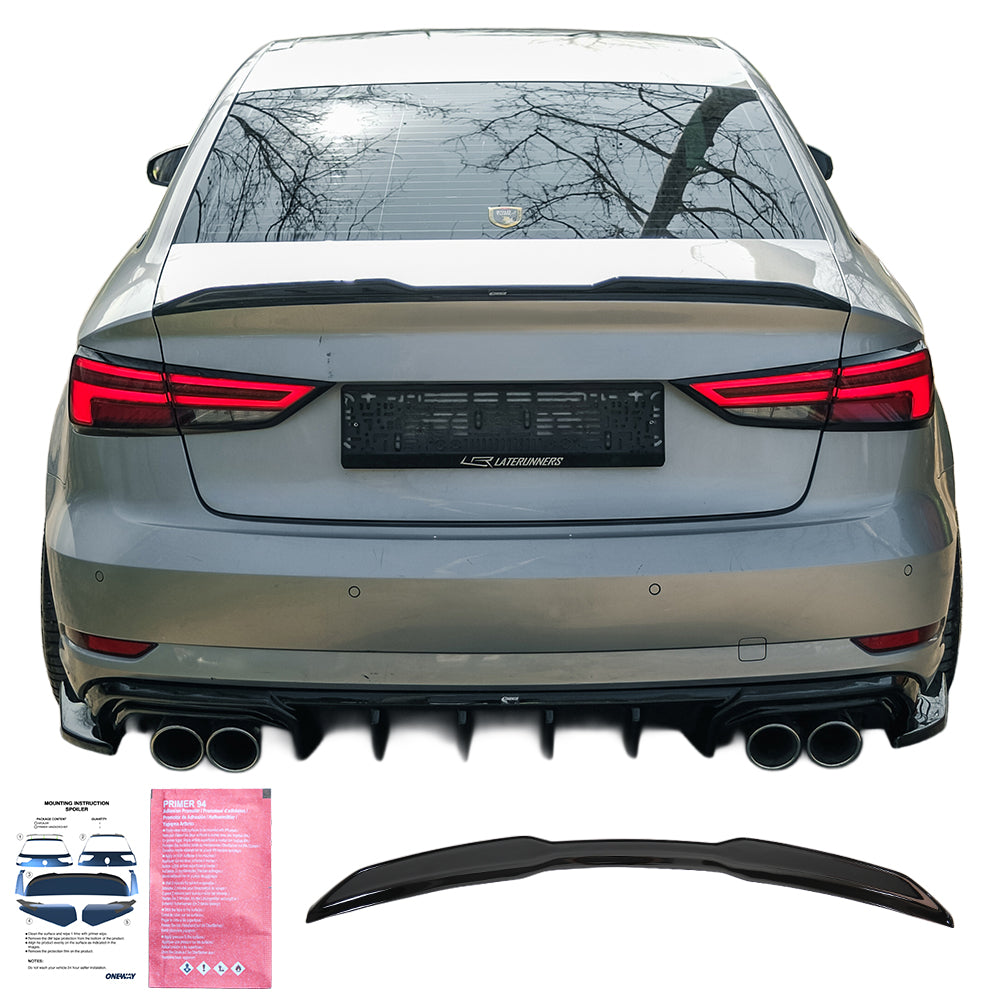 Gövde Kiti Uyumlu AUDI S3 Sedan 8V Makyajlı Kasa 2016-2019