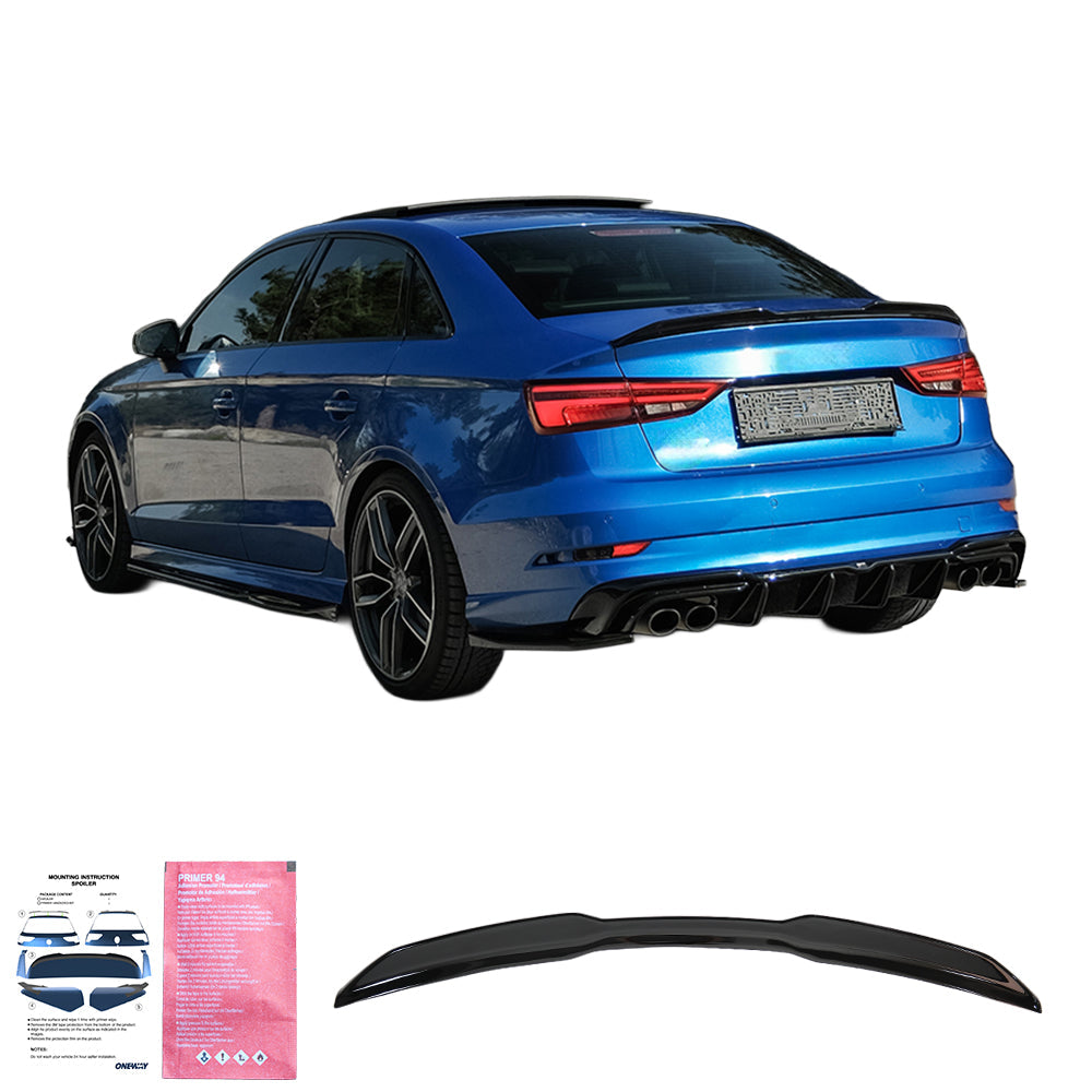 Roof Spoiler Uyumlu AUDI A3 A3 S-Line S3 RS3 Sedan 8V / 8V Makyajlı Kasa 2013-2020