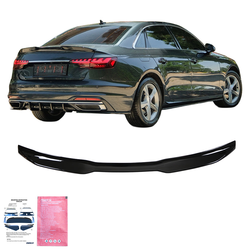 Rear Spoiler Uyumlu AUDI A4/A4 S-Line/S4 B9 2015-2024