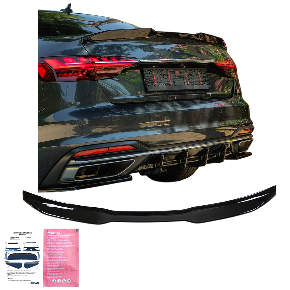 Rear Spoiler Uyumlu AUDI A4/A4 S-Line/S4 B9 2015-2024