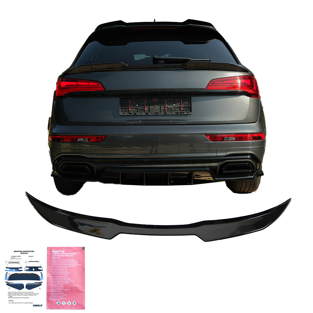 Trunk Spoiler Uyumlu AUDI Q5 S-Line SUV MK2 Makyajlı Kasa 2020-2024