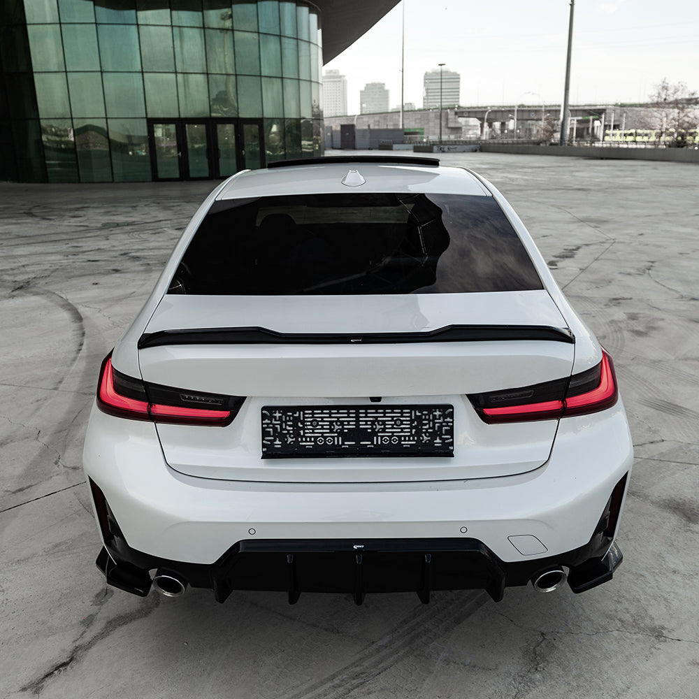Roof Spoiler Uyumlu BMW 3 Series M-Pack / M340i G20 Sedan 2018+ / BMW M3 G80 Sedan 2022+ v2