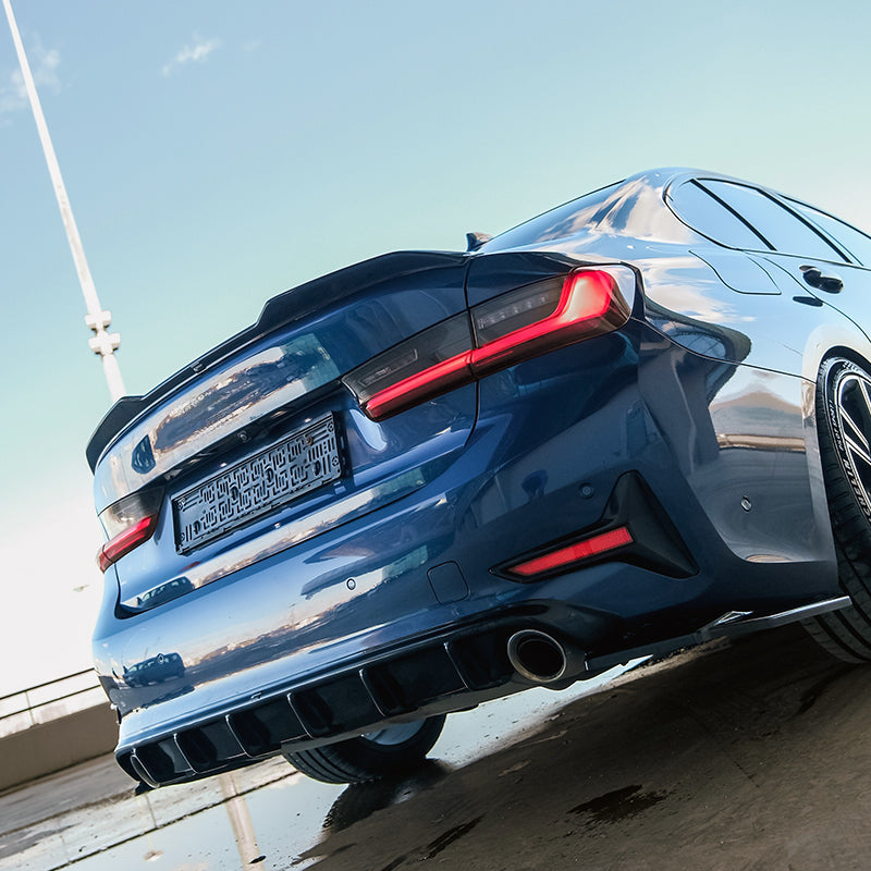 Roof Spoiler Uyumlu BMW 3 Series M-Pack / M340i G20 Sedan 2018+ / BMW M3 G80 Sedan 2022+ v2