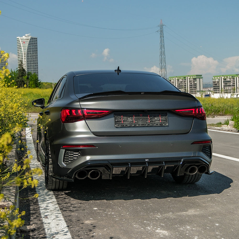 Roof Spoiler Uyumlu AUDI A3 S-Line / S3 / RS3 8Y/8Y Makyajlı Kasa ( Sedan ) 2020+
