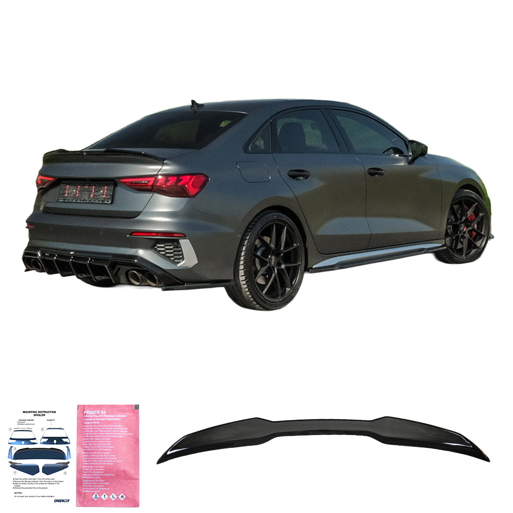 Roof Spoiler Uyumlu AUDI A3 S-Line / S3 / RS3 8Y/8Y Makyajlı Kasa ( Sedan ) 2020+