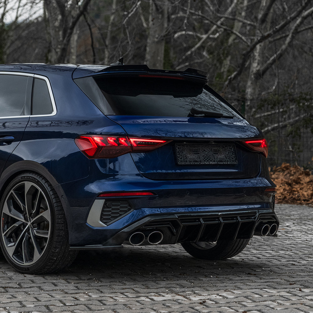 Roof Spoiler Uyumlu AUDI S3 / RS3 / A3 S-Line 8Y/8Y Makyajlı Kasa ( Sportback ) 2020+