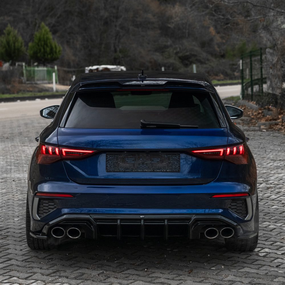 Roof Spoiler Uyumlu AUDI S3 / RS3 / A3 S-Line 8Y/8Y Makyajlı Kasa ( Sportback ) 2020+