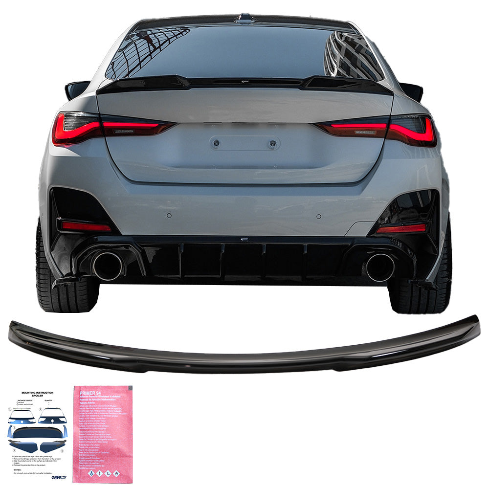 Roof Spoiler Uyumlu BMW 4 Series G26 Grand Coupe M-Pack / M440i / i4 2021+