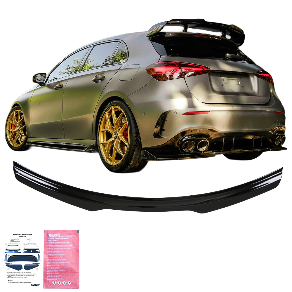 Roof Spoiler Uyumlu MERCEDES A Class A45 S Aero Pack W177 / W177 Makyajlı Kasa 2019+