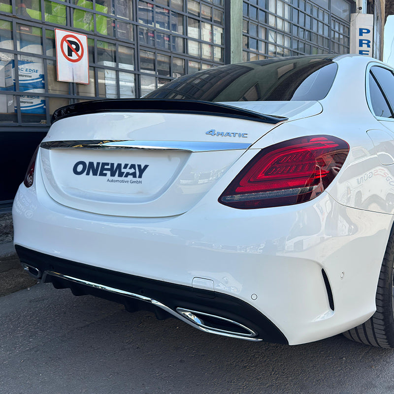 Roof Spoiler Uyumlu MERCEDES C Class W205/W205 Makyajlı Kasa 2014-2021