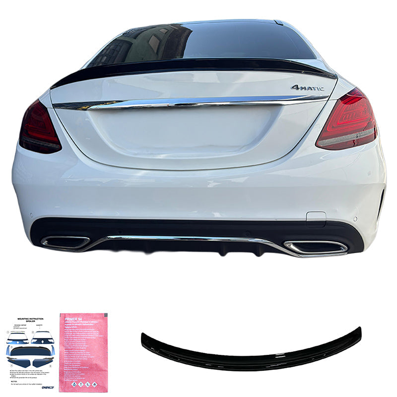 Roof Spoiler Uyumlu MERCEDES C Class W205/W205 Makyajlı Kasa 2014-2021