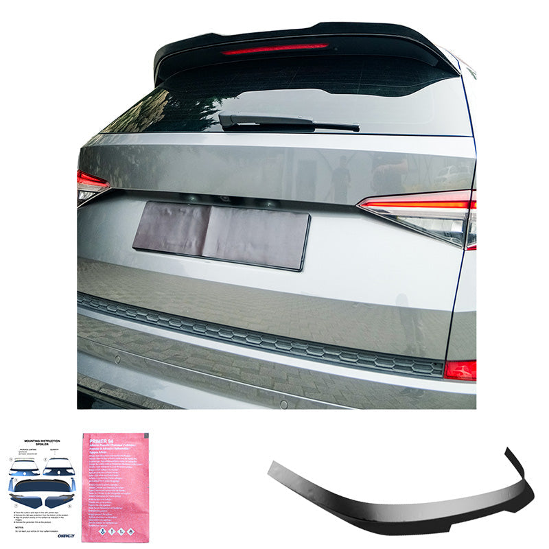 Roof Spoiler Uyumlu SKODA Kodiaq Standart/RS/Sportline MK1 Makyajlı Kasa 2021-2023