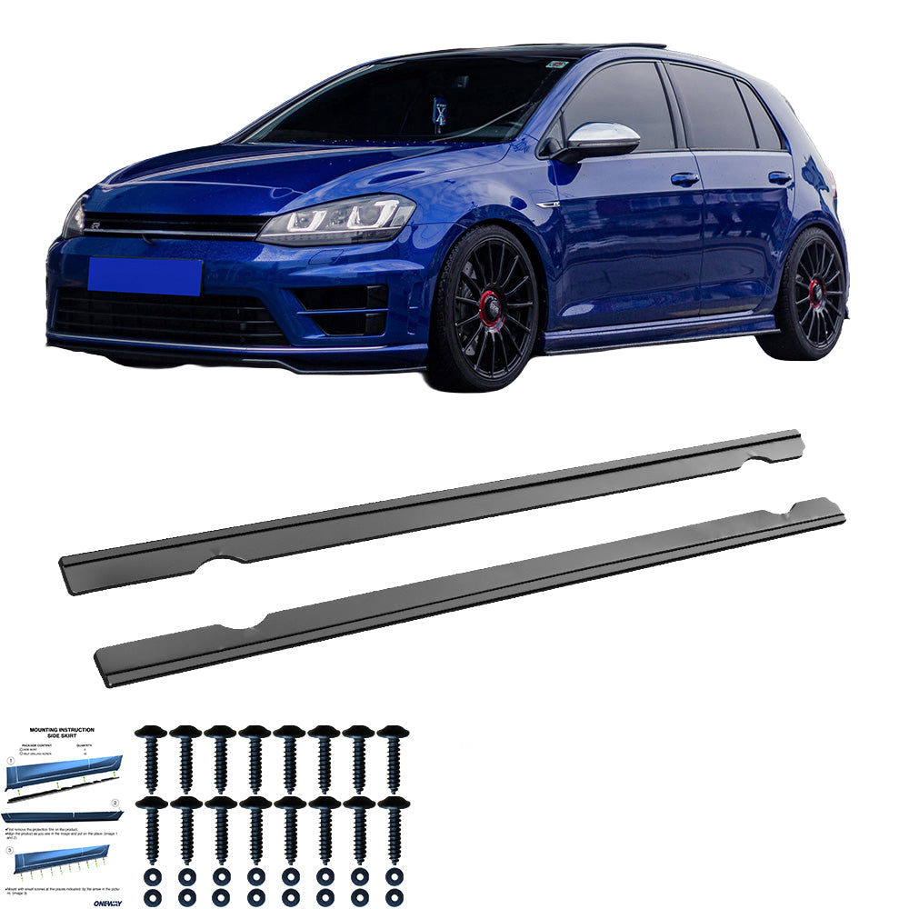 Marşpiyel Alt Eki Uyumlu VW VOLKSWAGEN Golf MK7 R 2013-2016