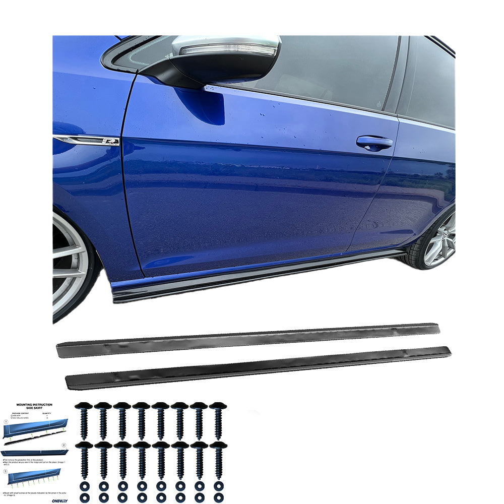 Marşpiyel Alt Eki Uyumlu VW VOLKSWAGEN Golf MK7.5 R 2017-2020