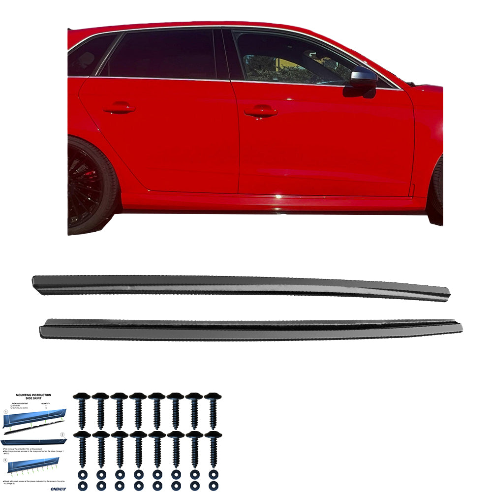 Marşpiyel Alt Eki Uyumlu AUDI RS3 / RS3 Makyajlı Kasa 8V Sportback 2015-2020