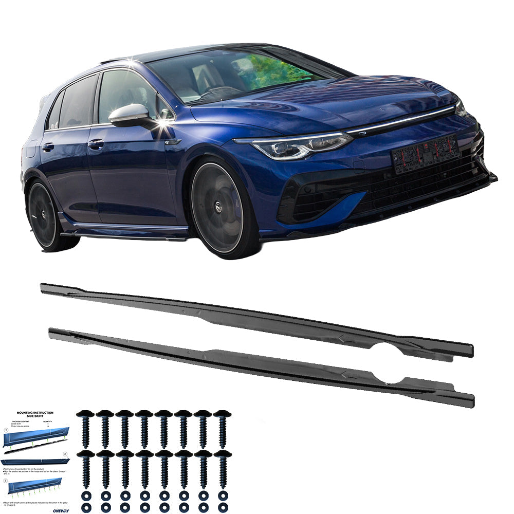 Marşpiyel Alt Eki Uyumlu VW VOLKSWAGEN Golf R MK8 2020+