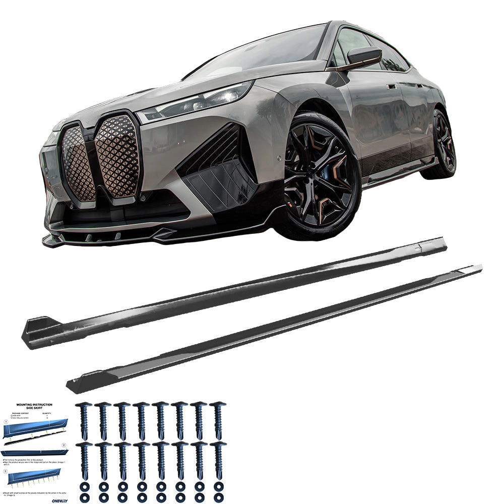 Marşpiyel Alt Eki Uyumlu BMW iX M-Pack i20 2021+