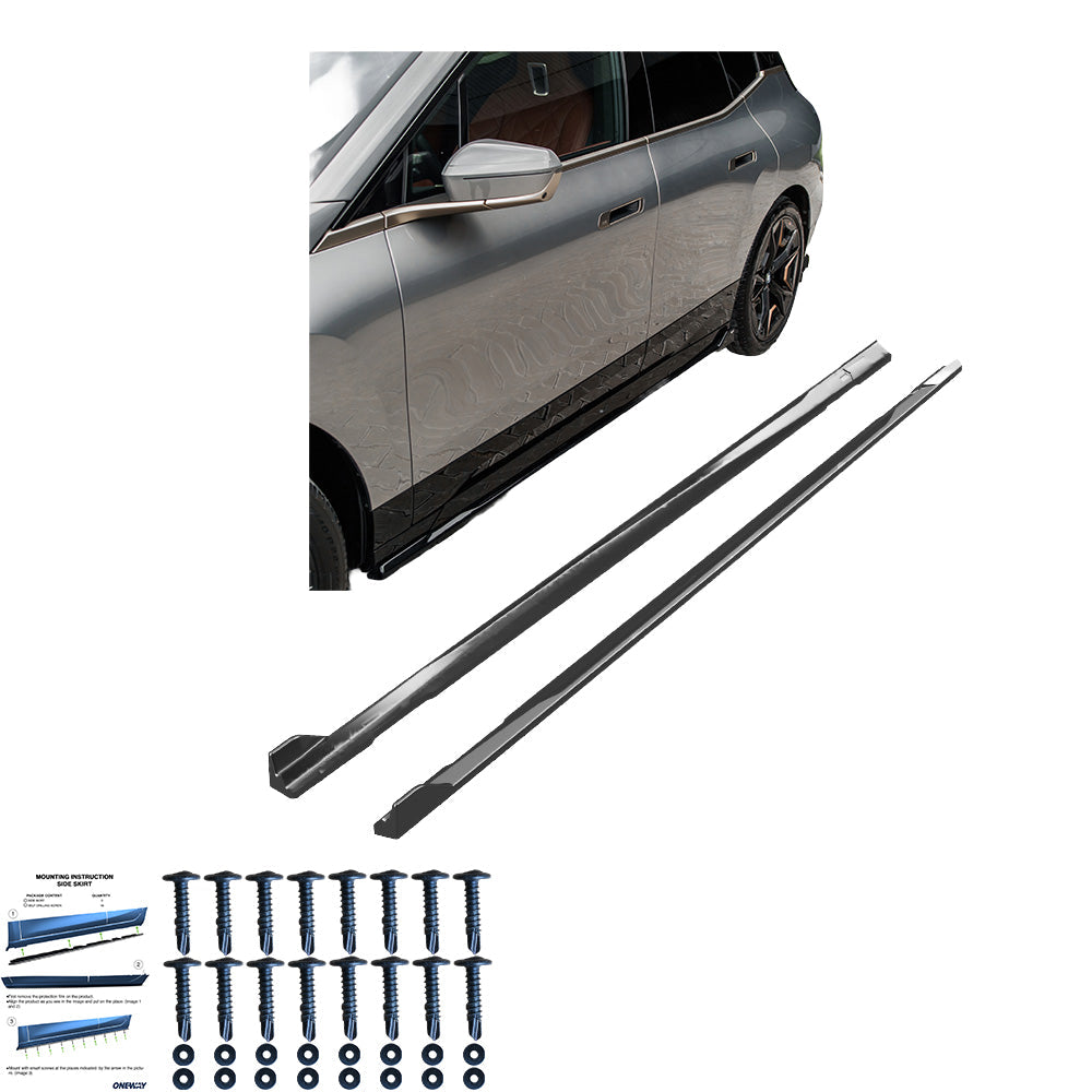 Marşpiyel Alt Eki Uyumlu BMW iX M-Pack i20 2021+