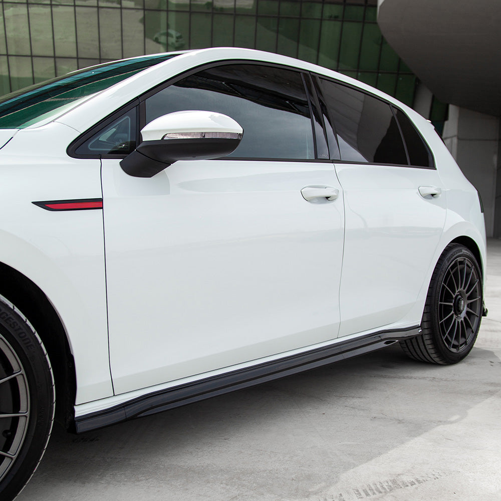 Marşpiyel Alt Eki Uyumlu VW VOLKSWAGEN Golf MK8 GTI / GTI Clubsport / GTD / R-Line 2020+ v2
