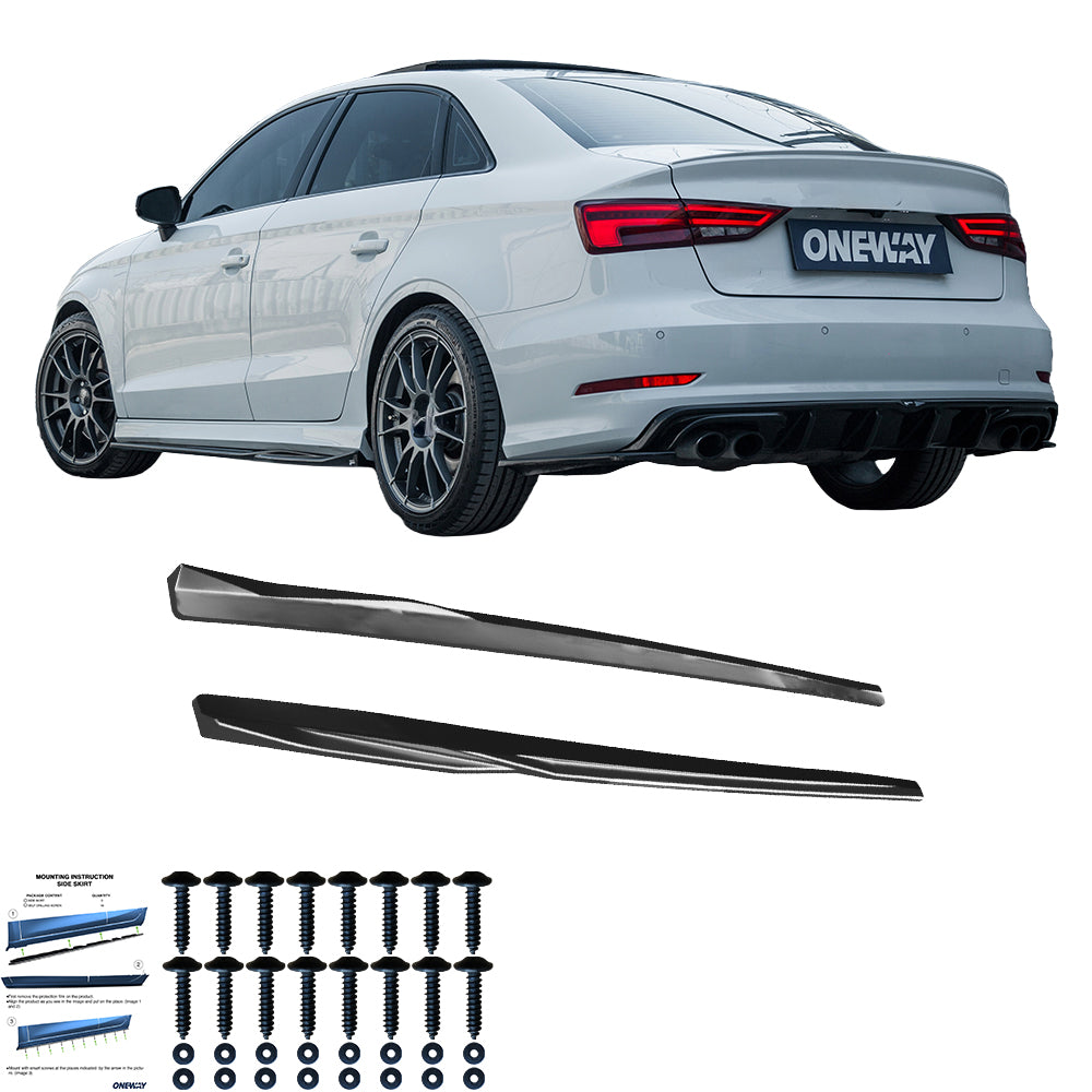 Marşpiyel Alt Eki Uyumlu AUDI S3 8V / 8V Makyajlı Kasa Sedan-Cabrio 2013-2020