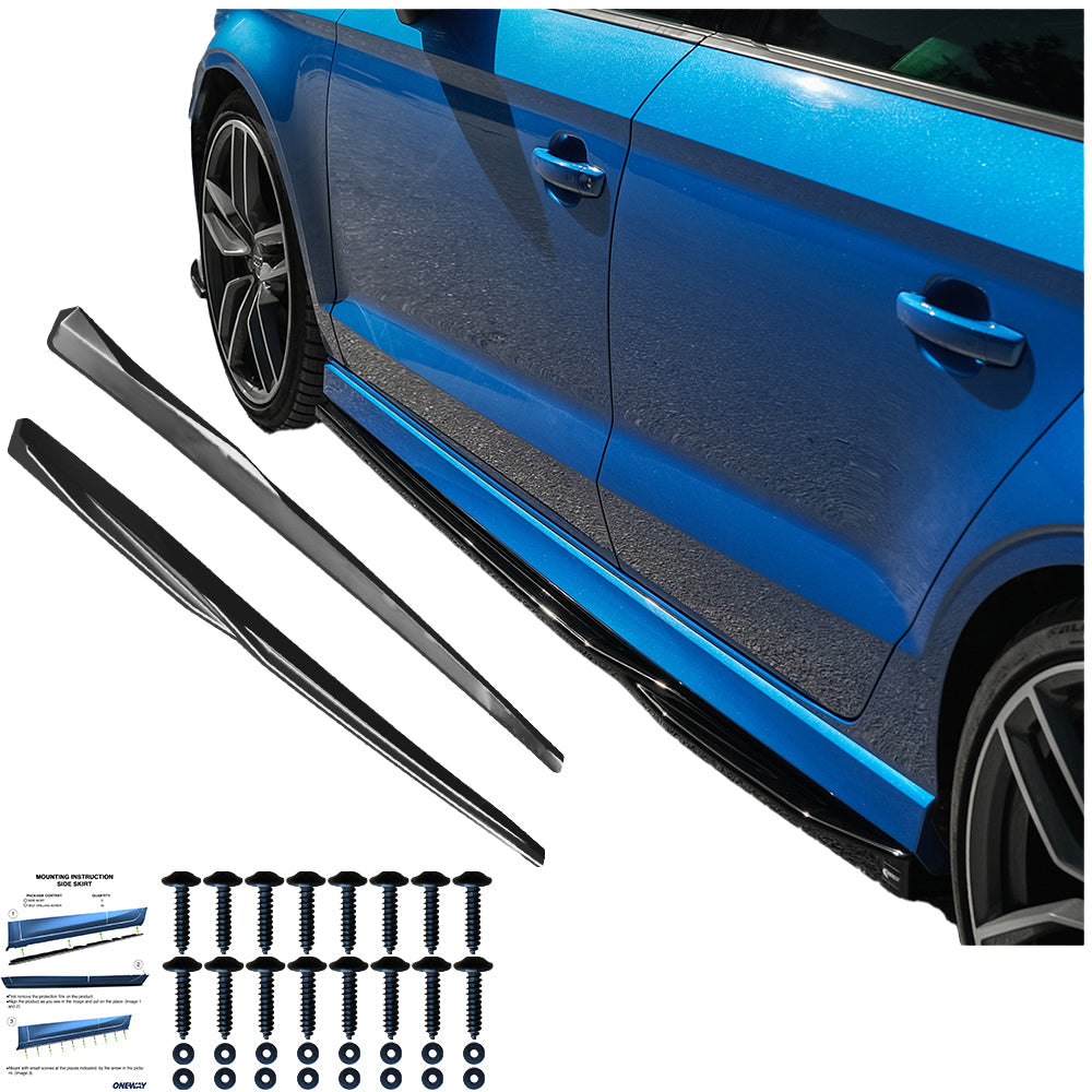 Marşpiyel Alt Eki Uyumlu AUDI S3 8V / 8V Makyajlı Kasa Sedan-Cabrio 2013-2020
