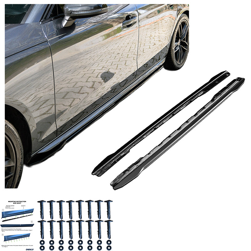Marşpiyel Alt Eki Uyumlu AUDI A4 S-Line/S4 B9 (Sedan-Avant) 2015-2024