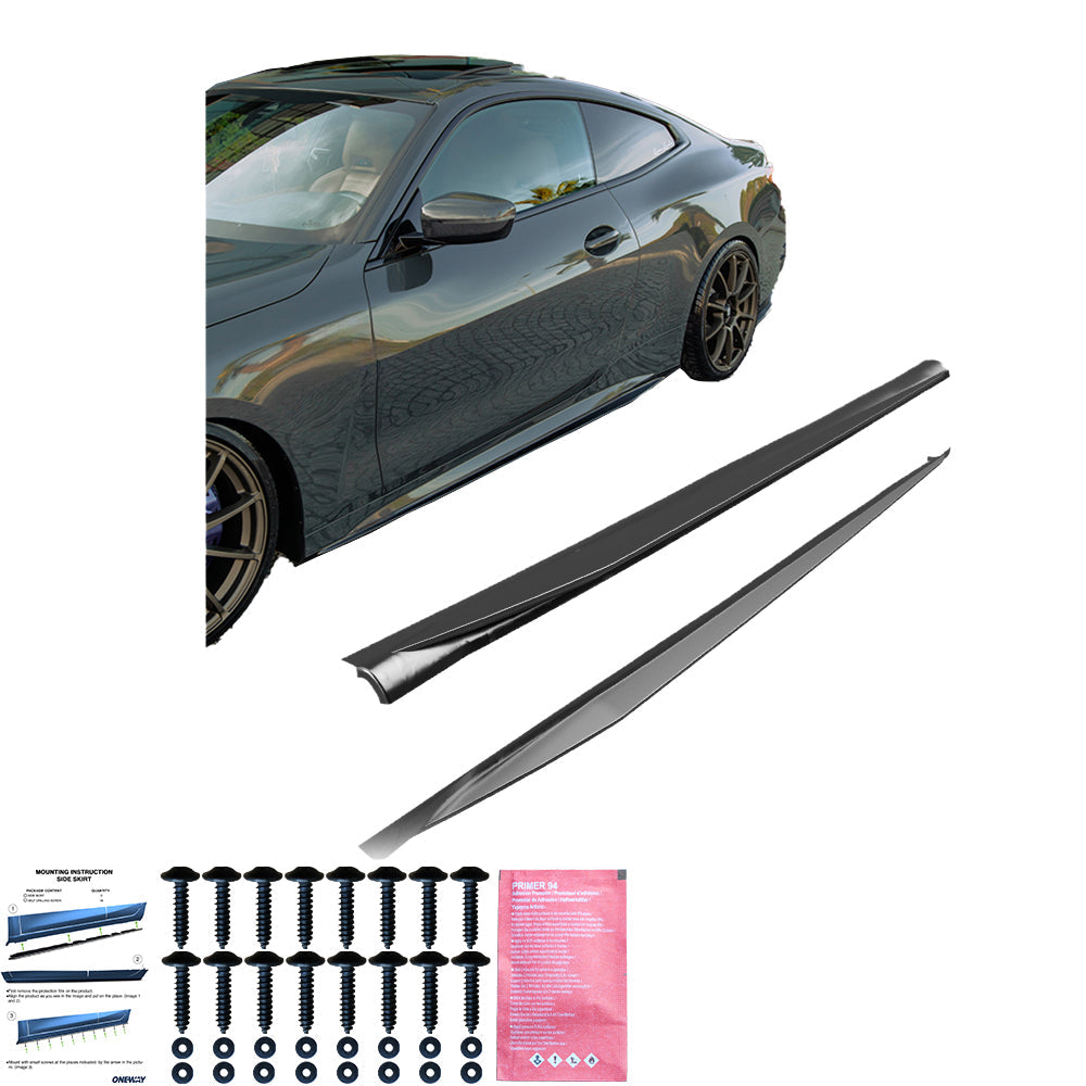 Marşpiyel Alt Eki Uyumlu BMW 4 Series ( Coupe / Cabrio ) G22 M-Pack / M440i 2020+