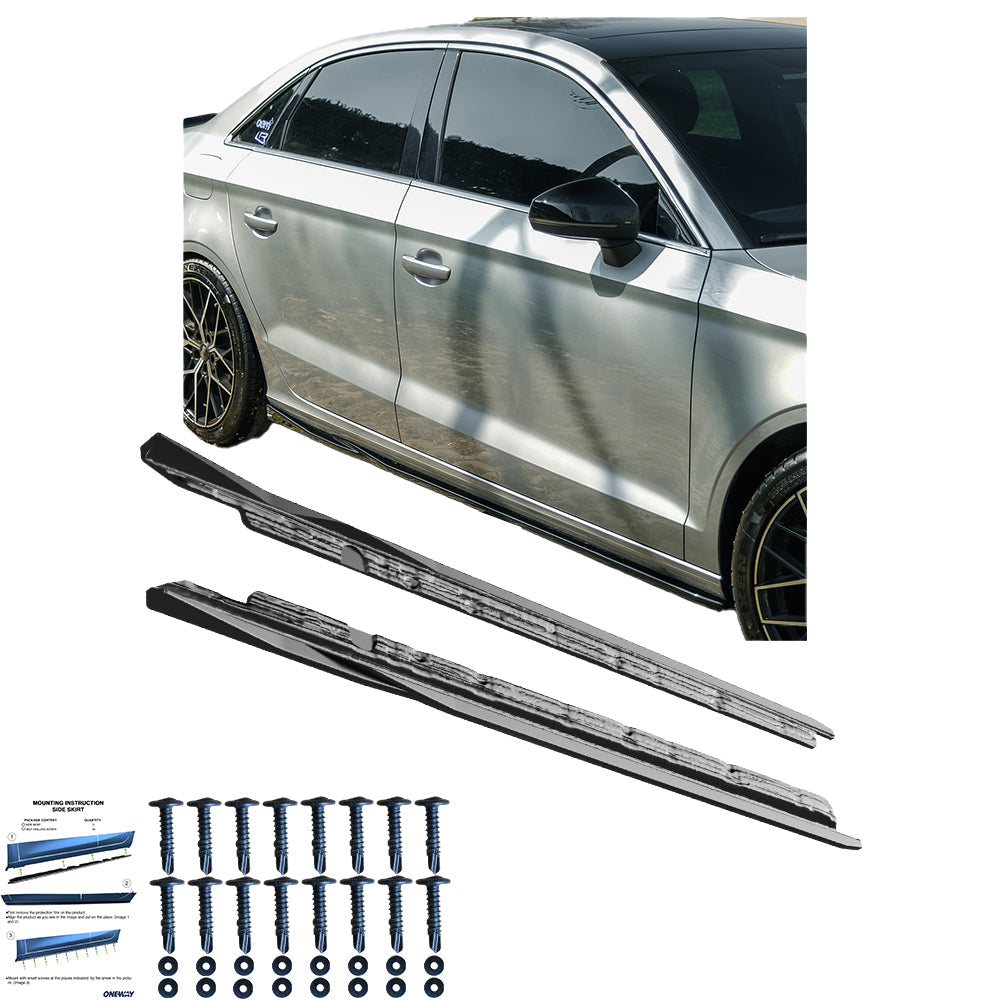 Marşpiyel Alt Eki Uyumlu AUDI A3 8V Makyajlı Kasa Sedan 2016-2020