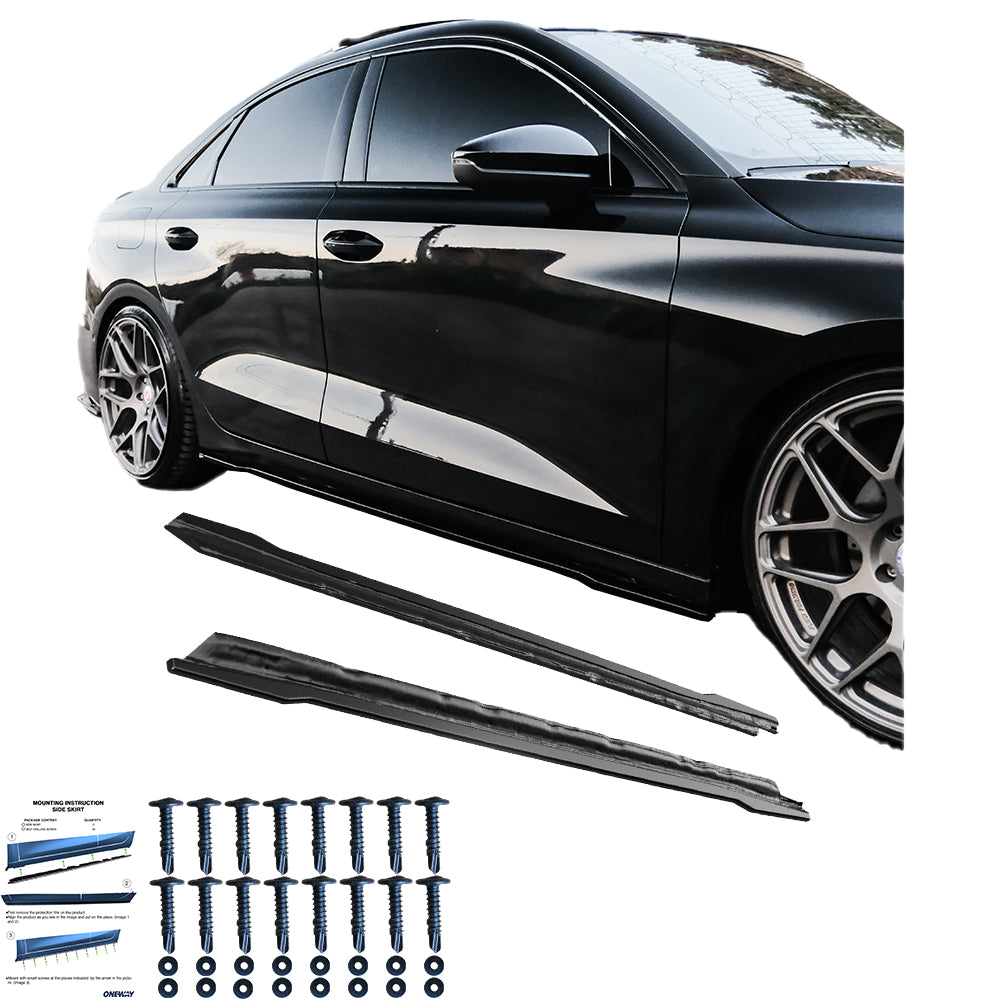 Marşpiyel Alt Eki Uyumlu AUDI A3 8Y Sedan / Sportback 2020-2024