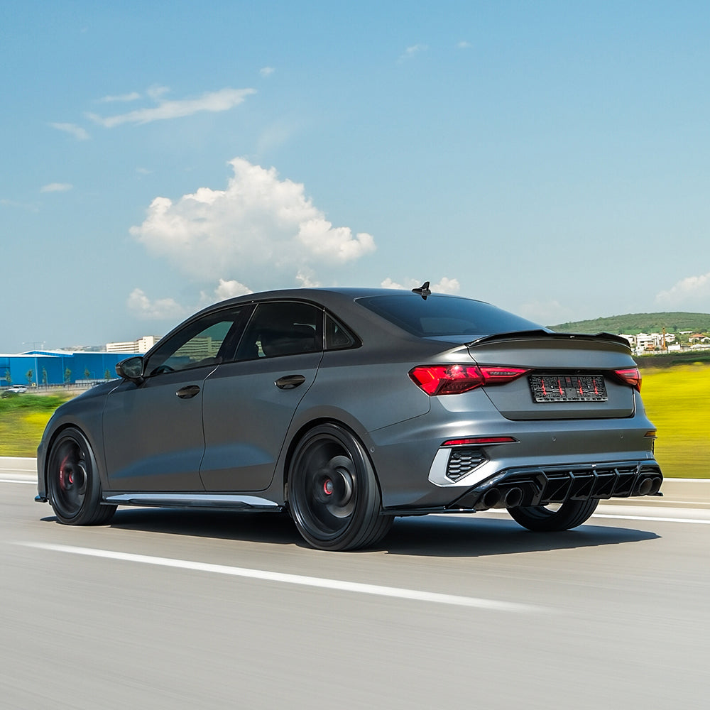 Marşpiyel Alt Eki Uyumlu AUDI S3 / A3 S-Line 8Y 2020-2024 / S3 / A3 S-Line 8Y Makyajlı Kasa 2025+