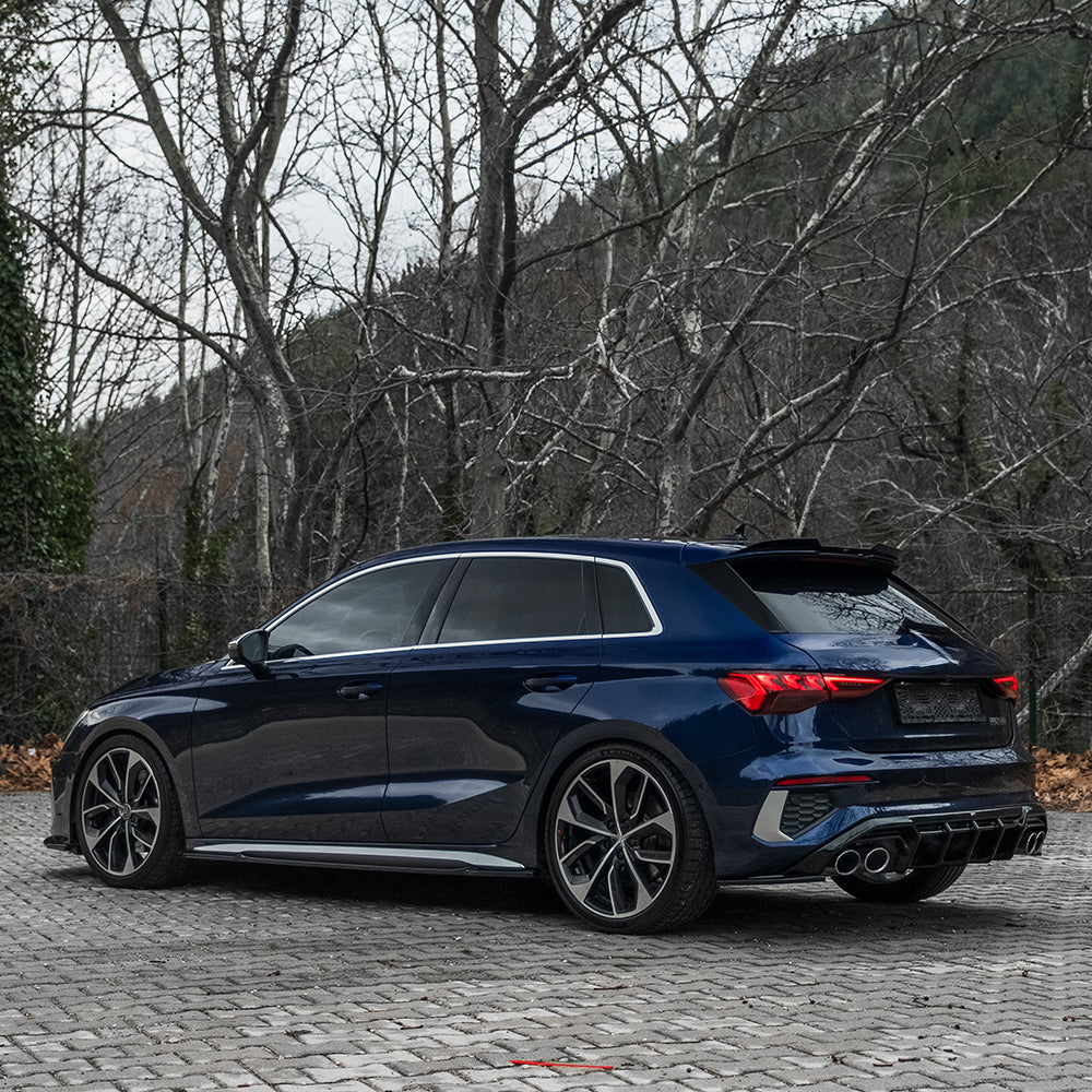 Marşpiyel Alt Eki Uyumlu AUDI S3 / A3 S-Line 8Y 2020-2024 / S3 / A3 S-Line 8Y Makyajlı Kasa 2025+