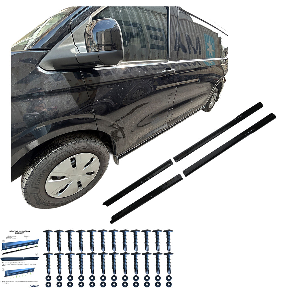 Marşpiyel Alt Eki Uyumlu VW VOLKSWAGEN Transporter T7 (SWB) 2024+ / FORD Transit Custom MK2 (SWB) 2023+