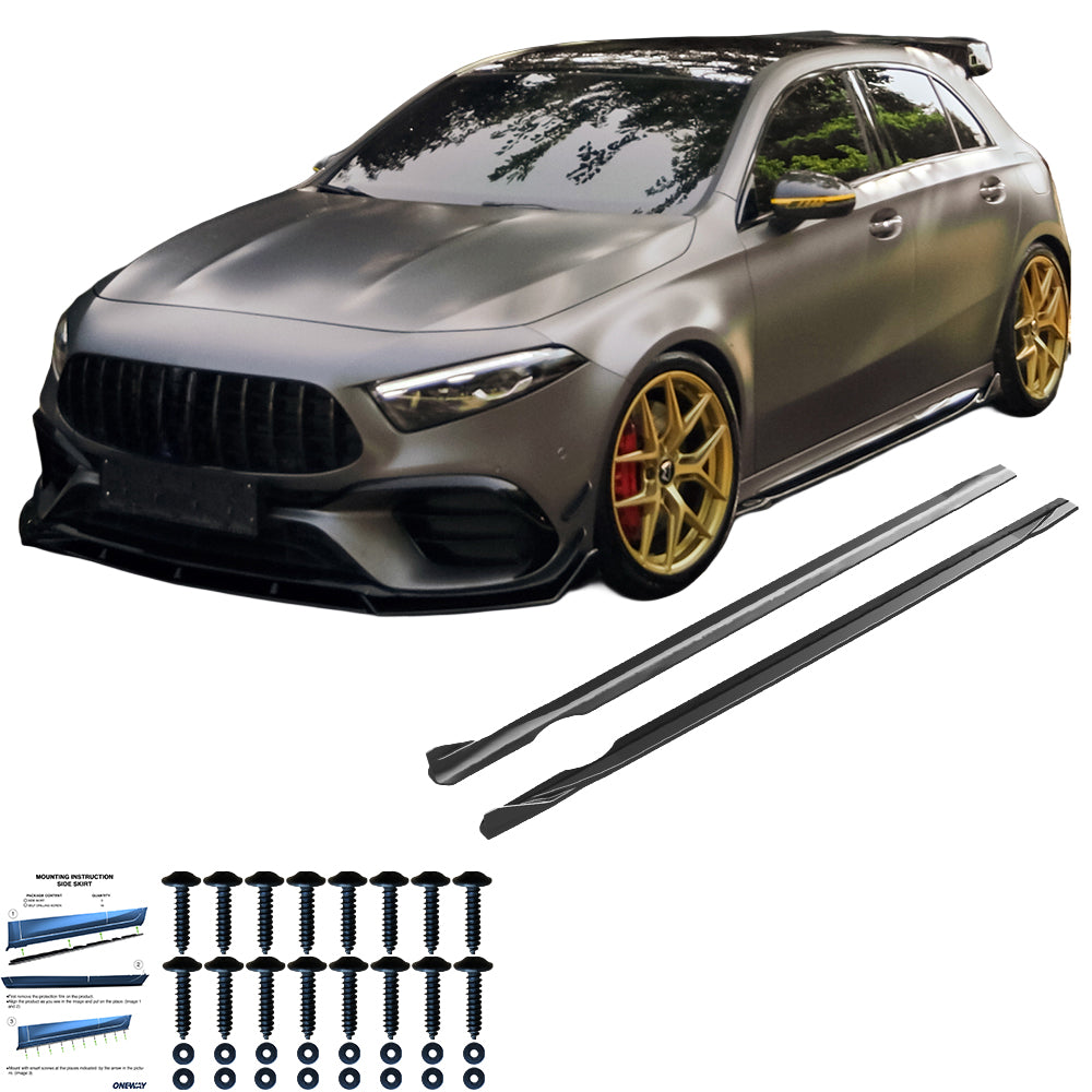 Marşpiyel Alt Eki Uyumlu MERCEDES A Class A45 S Aero Pack W177 / W177 Makyajlı Kasa 2019+