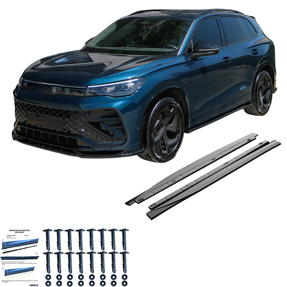 Marşpiyel Alt Eki Uyumlu VW VOLKSWAGEN Tiguan Standard / R-Line MK3 2024+